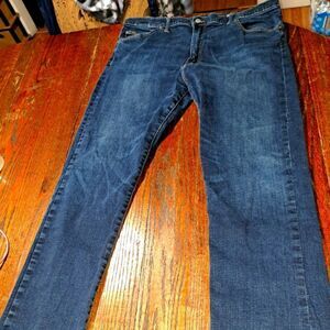 42x36 Polo Ralph Lauren The Hampton Relaxed Straight Denim Blue Jeans w Pockets